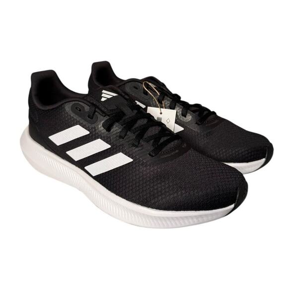 Adidas NEW Runfalcon 3.0 Black White Mens 10 Athletic Running Sneakers Shoes - Picture 1 of 8